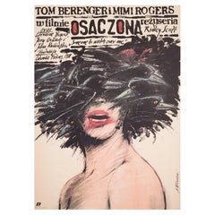 Qualcuno che vegli su di me 1987 Film B1 polacco Poster cinematografico, ANDRZEJ PAGOWSKI