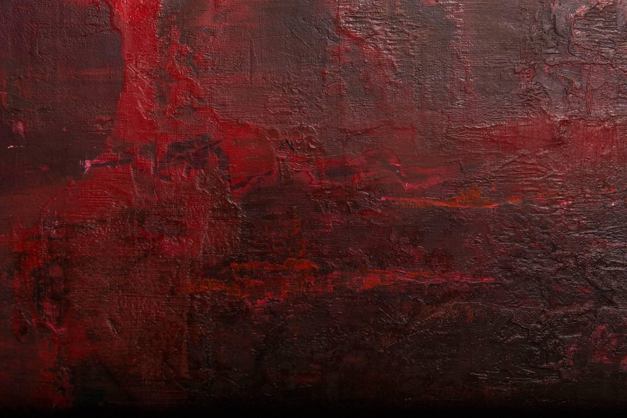 Contemporary 'Something and Nothing in Red' by Kate Buckley