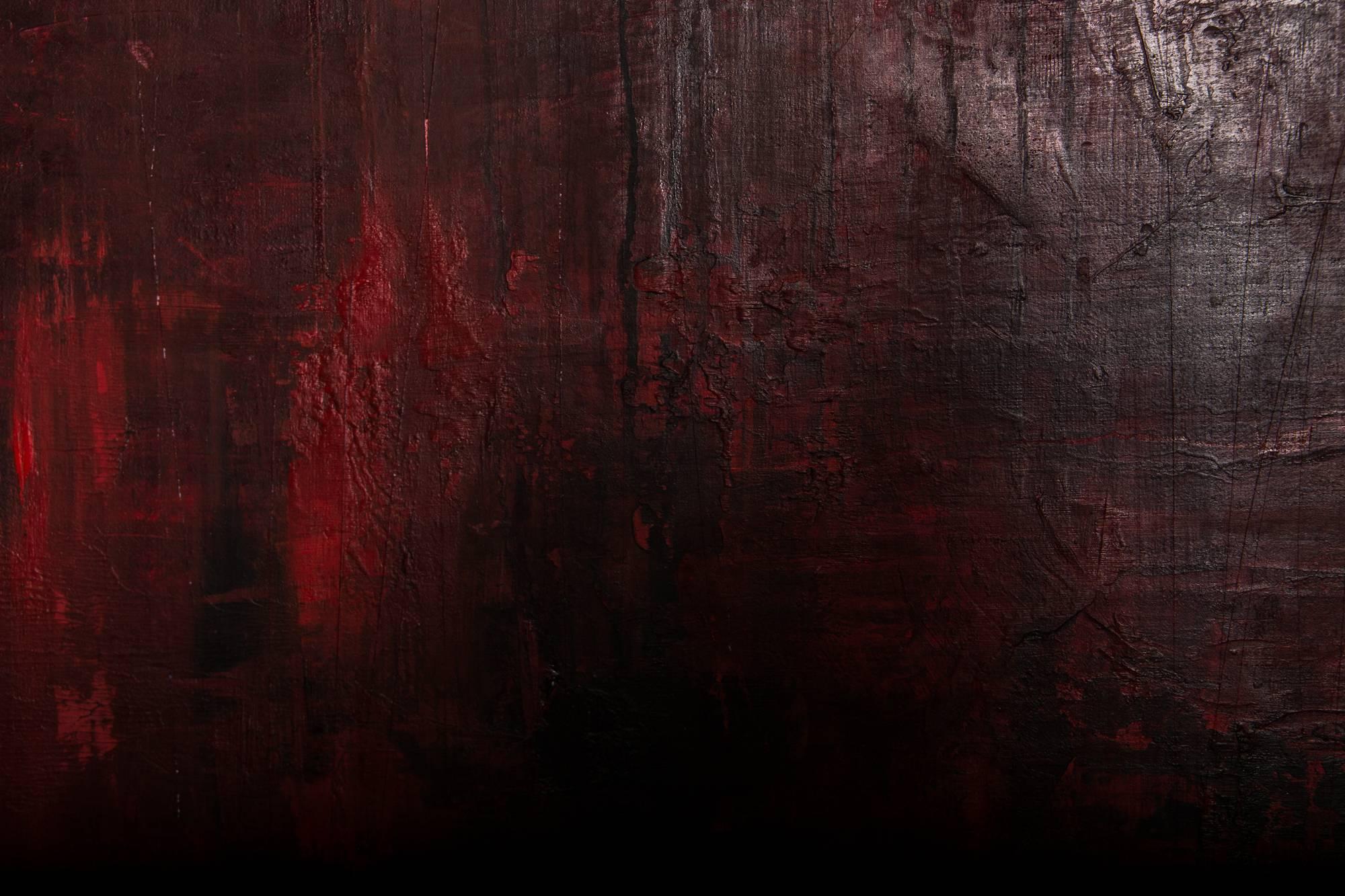 Linen 'Something and Nothing in Red' by Kate Buckley