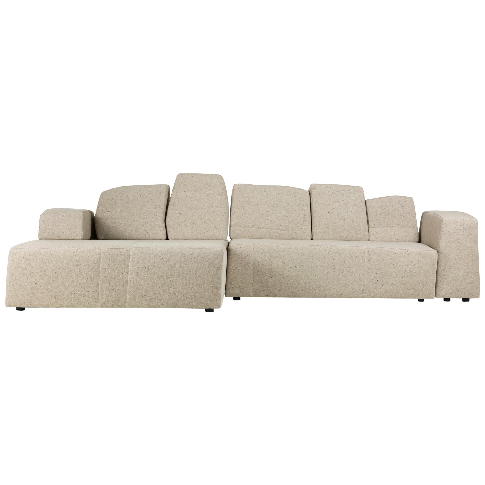 Something Like This Modular Sofa by Maarten Baas in Fabric or Leather For Sale