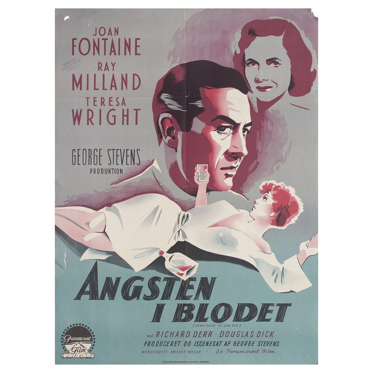 Something to Live For 1954 Danish A1 Film Poster