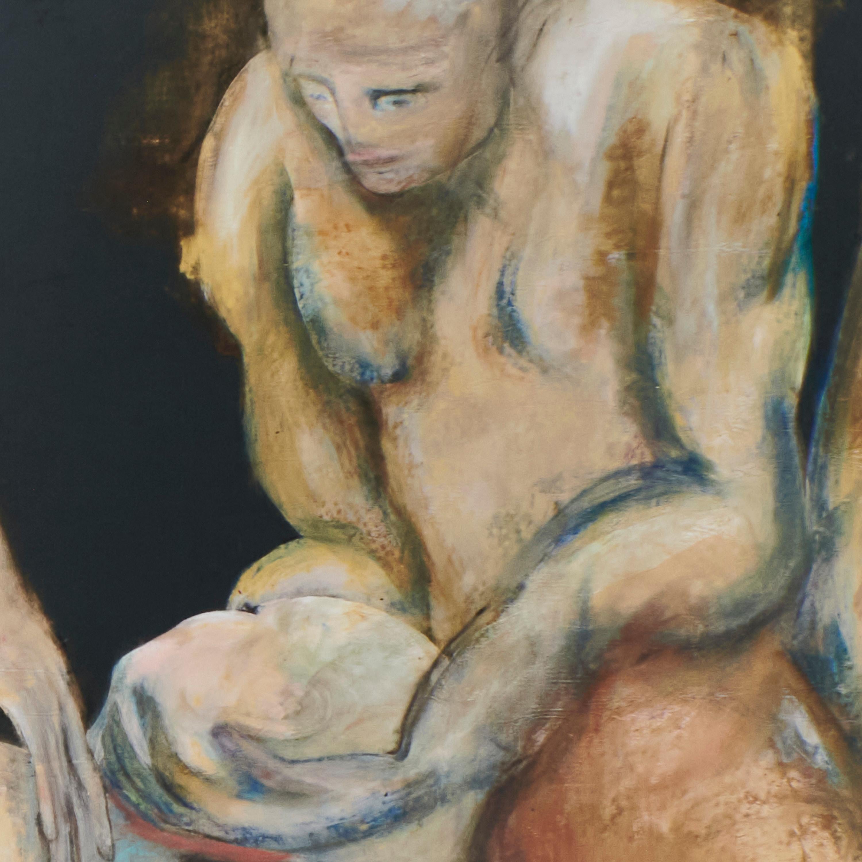 Something we don’t know about ourselves 1 painting by Quoï Alexander (Moderne) im Angebot