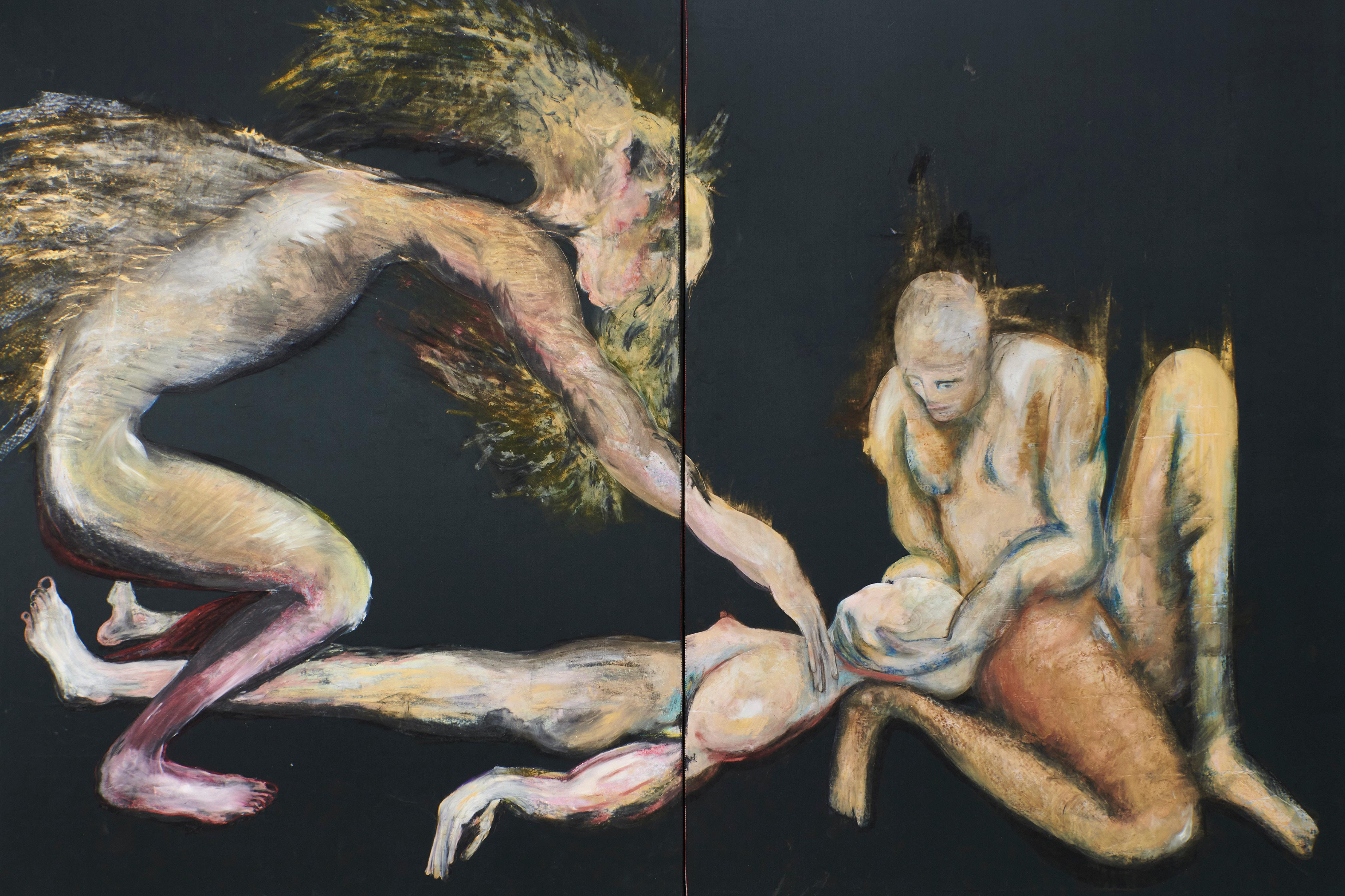 Something we don’t know about ourselves 1 painting by Quoï Alexander im Angebot 1