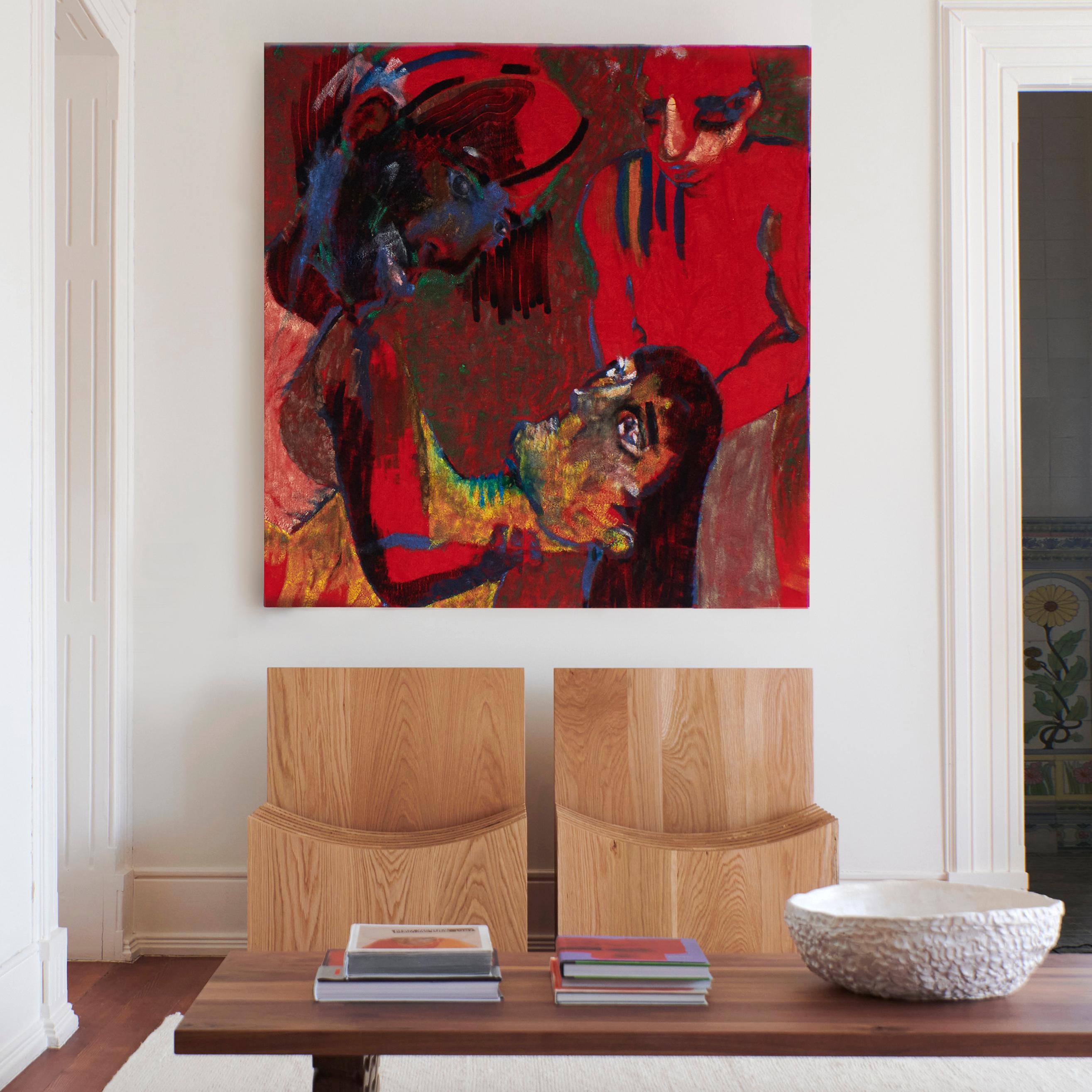 Something we don’t know about ourselves 2 painting by Quoï Alexander (Moderne) im Angebot