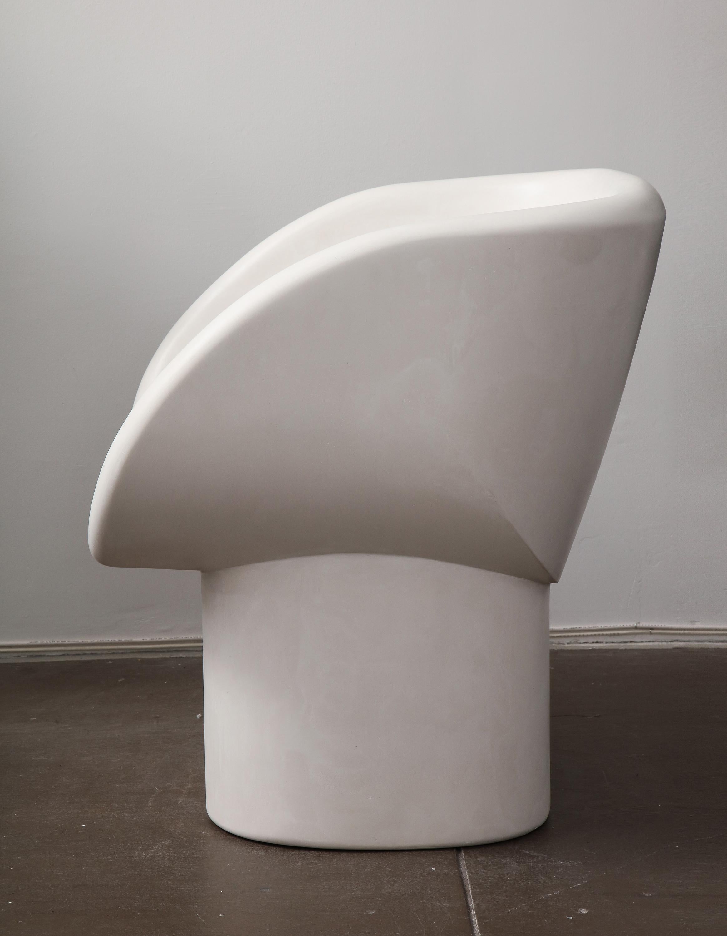 American Sometimes an 'Untitled' Chair in Gypsum Plaster by Reynold Rodriguez