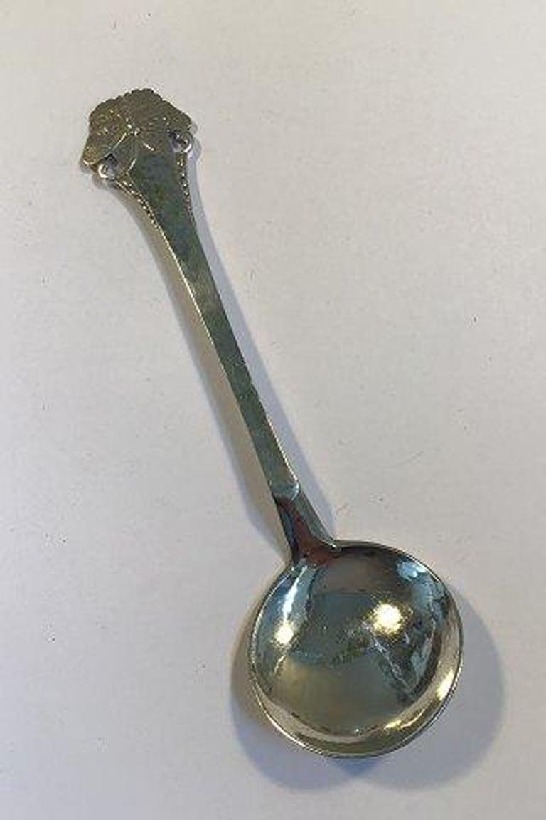 20th Century Sommerfugl 'Butterfly', Silver Jam Spoon For Sale