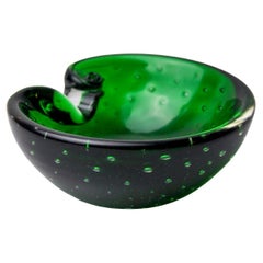 Vintage Sommerso cactus ashtray by Seguso, Murano glass, Italy, 1970