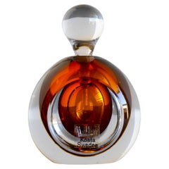 Sommerso-Parfümflasche „Ventana“ aus Kristall von Sommerso, hergestellt und signiert von Mona Morales, Kosta