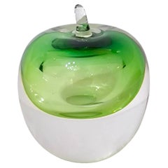 Sommerso Glass Apple by Hanne Dreutler and Arthur Zirnsack for Studio Åhus