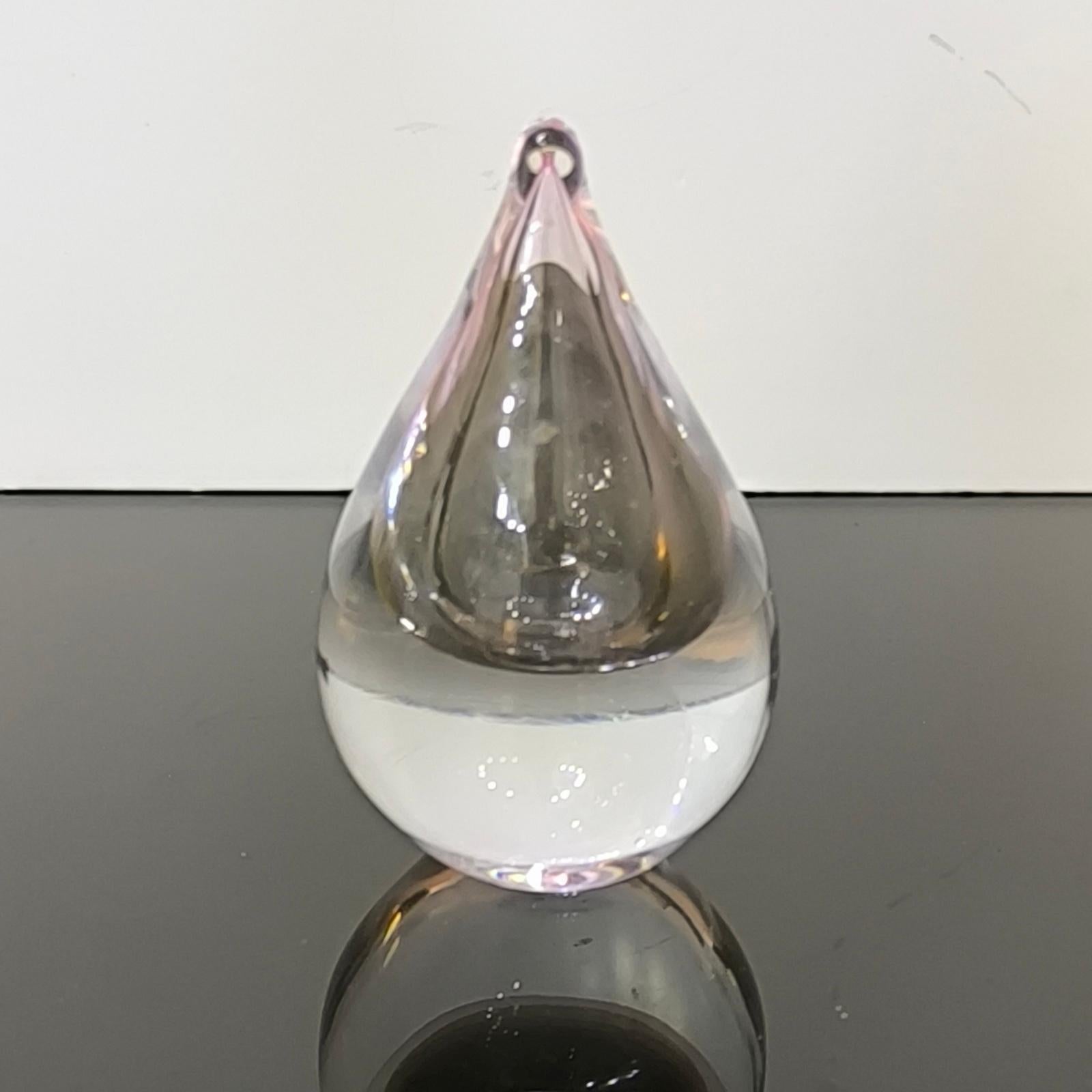 Suédois Figue en verre Sommerso par Hanne Dreutler pour Studio Ahus, 1980 en vente