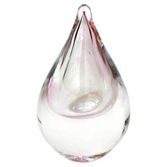 Sommerso Glass Fig by Hanne Dreutler for Studio Åhus, 1980