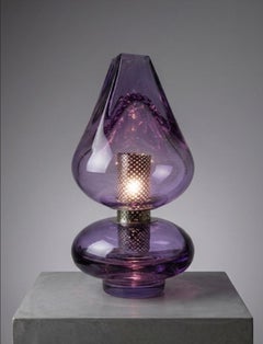 'Submerged' Glass Table Lamp Rare Flavio Poli Seguso Vetri d'Arte 60's mod.14092