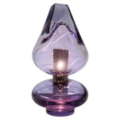 Sommerso' Glastischlampe Rare Flavio Poli Seguso Vetri d'Arte 60's mod.14092