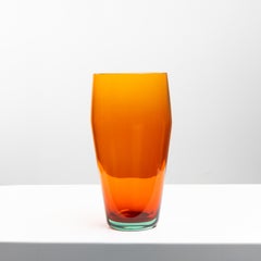 Sommerso glass vase by Flavio Poli for Seguso Vetri d’Arte, Murano, Italy, 1961