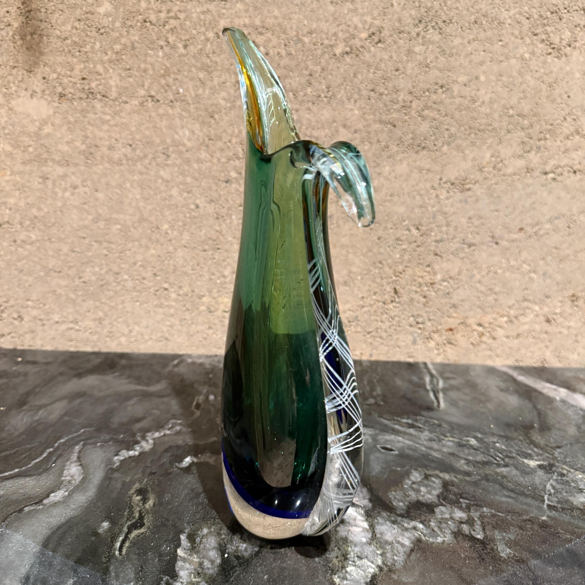 Vaso in vetro di Murano Sommerso Mid Century Modern in vendita 4