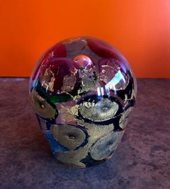 Sommerso Sculpture / Presse-papiers en verre de Murano
