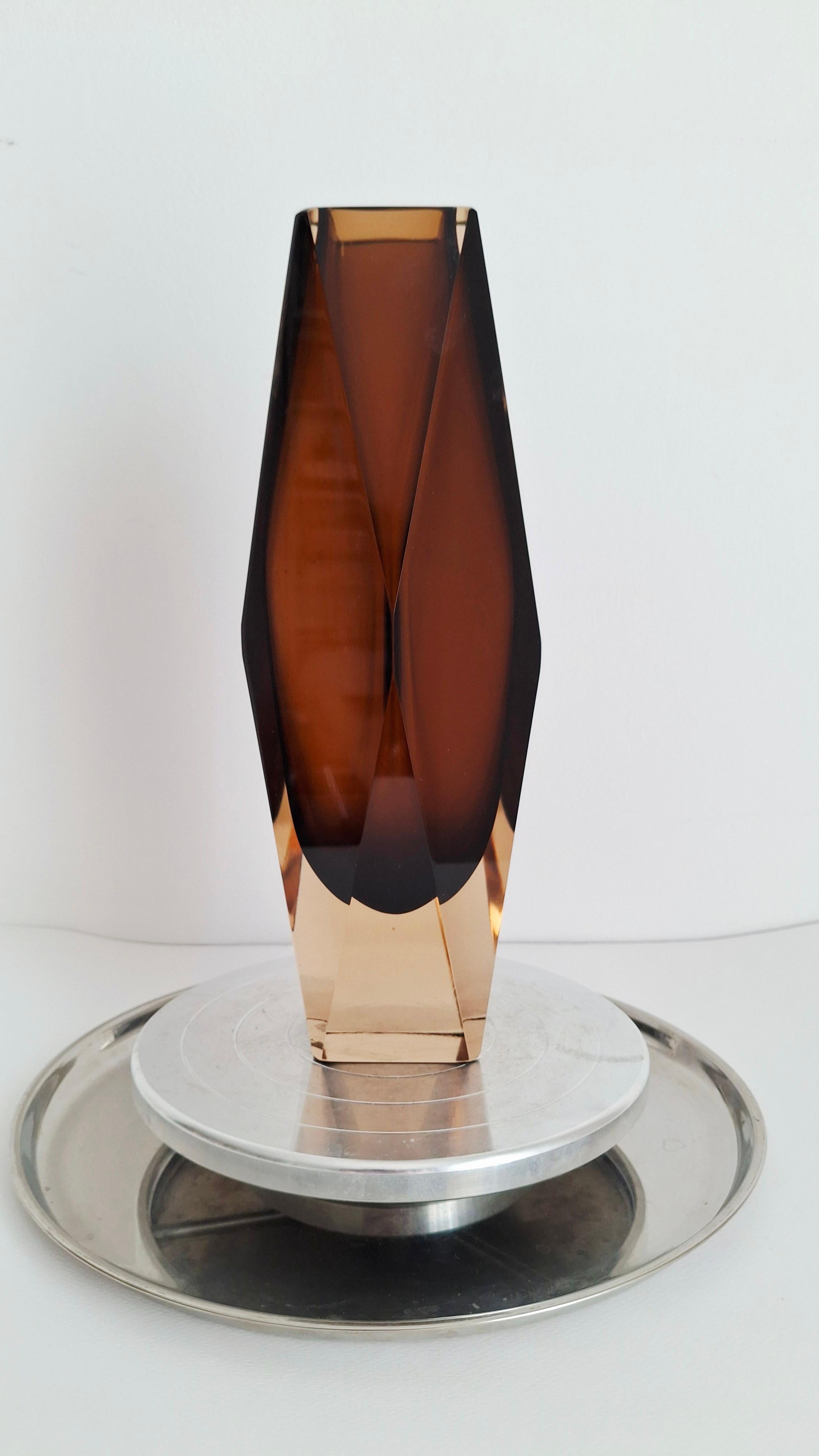 Vetro di Murano Vaso Sommerso 1960 in vendita