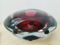 Sommerso vase by Flavio Poli