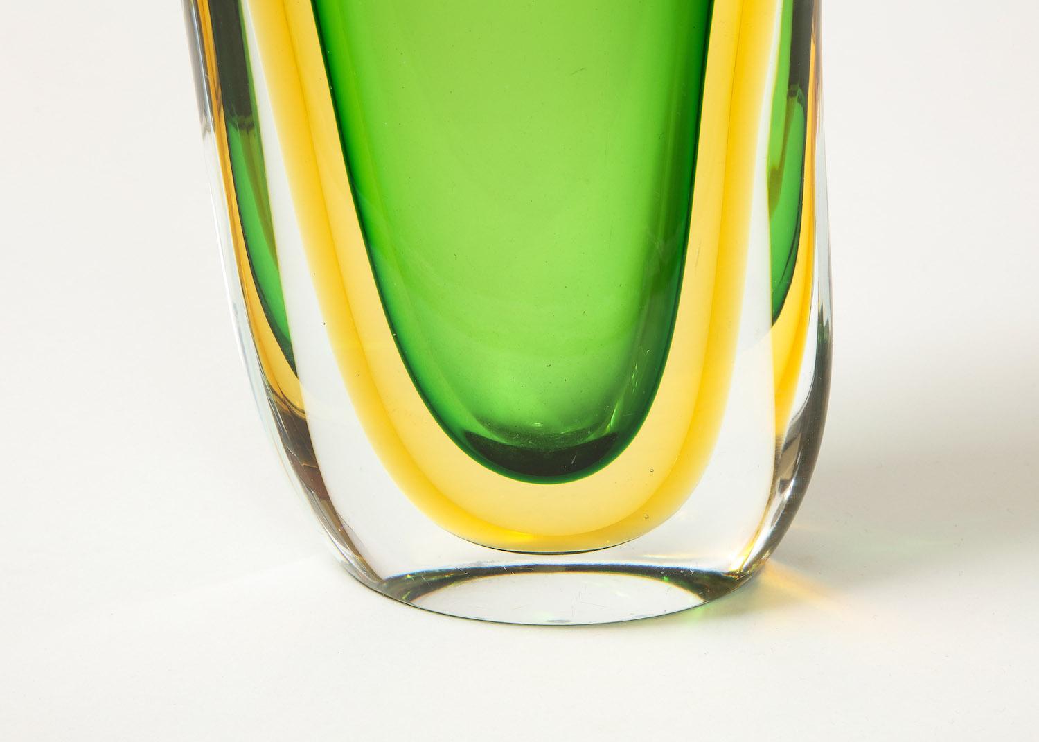 Italian Sommerso Vase by Flavio Poli for Seguso Vetri D’arte