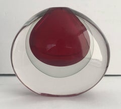 Sommerso Vase by Salviati