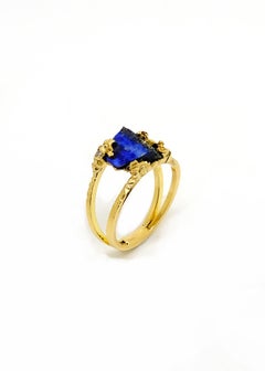 Sommets Bleus Lapis Lazuli Mont Dachi Ring by Karl Mazlo