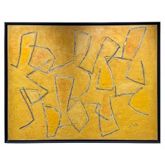 Georges Ferrato, "Sommières" 1996 - Pittura ad olio astratta