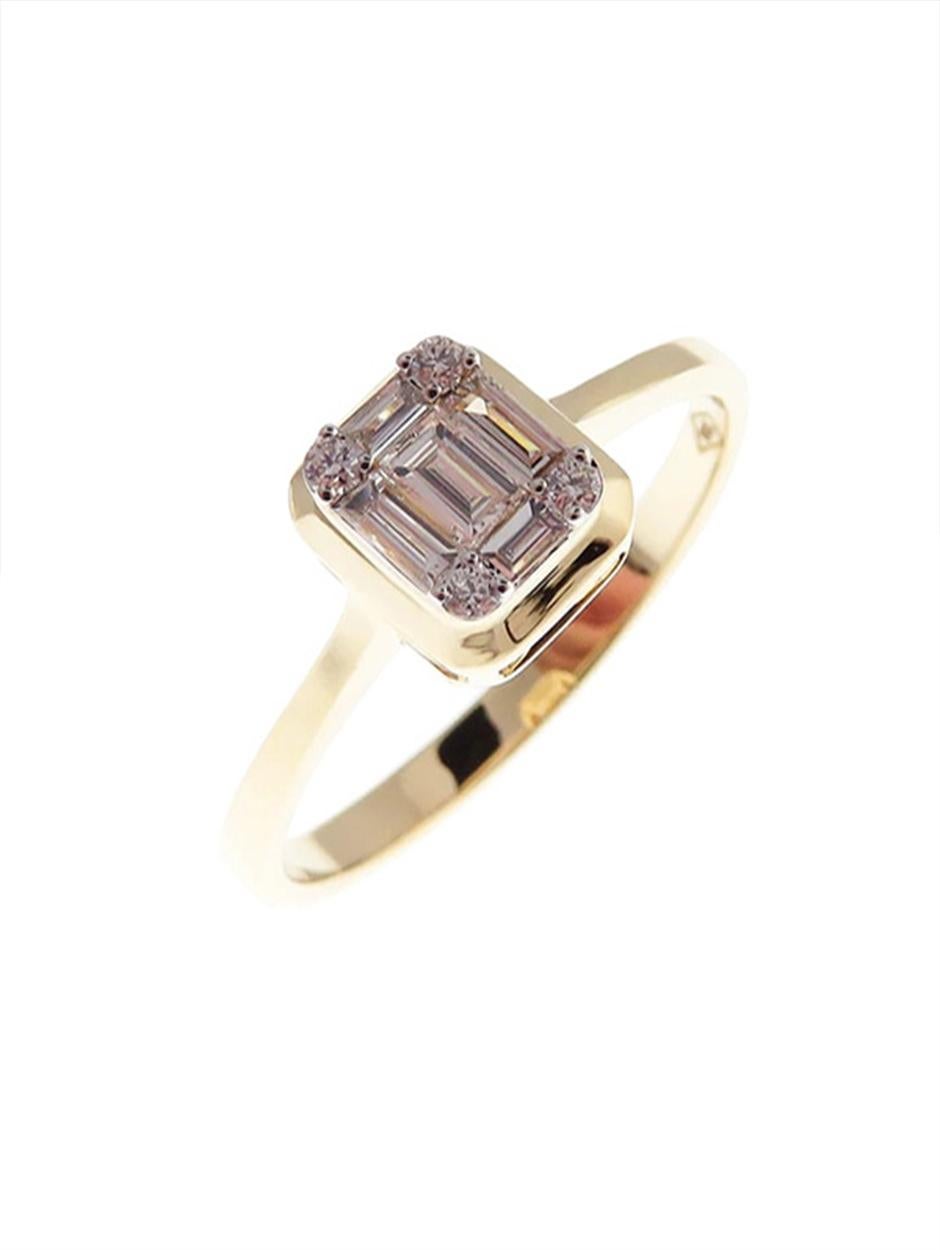 Customizable Somnus Illusion Yellow-Rec Ring For Sale at 1stDibs