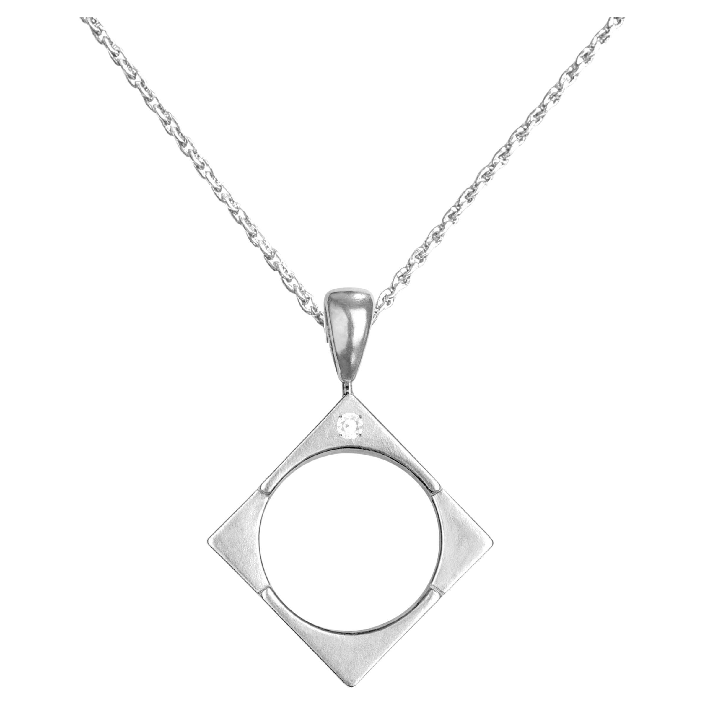 Somsara Eclipse Collar de diamantes y plata