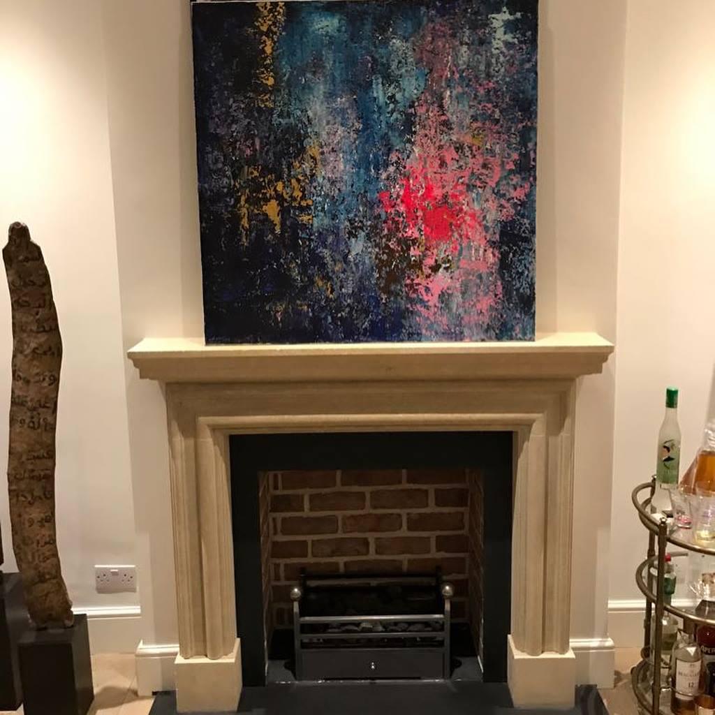 That moment of wonder 2 - Modern abstract painting by Son Anh Tran, Vietnam For Sale 1
