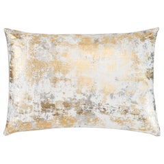 Sona Lumber Pillow, Gold Silver