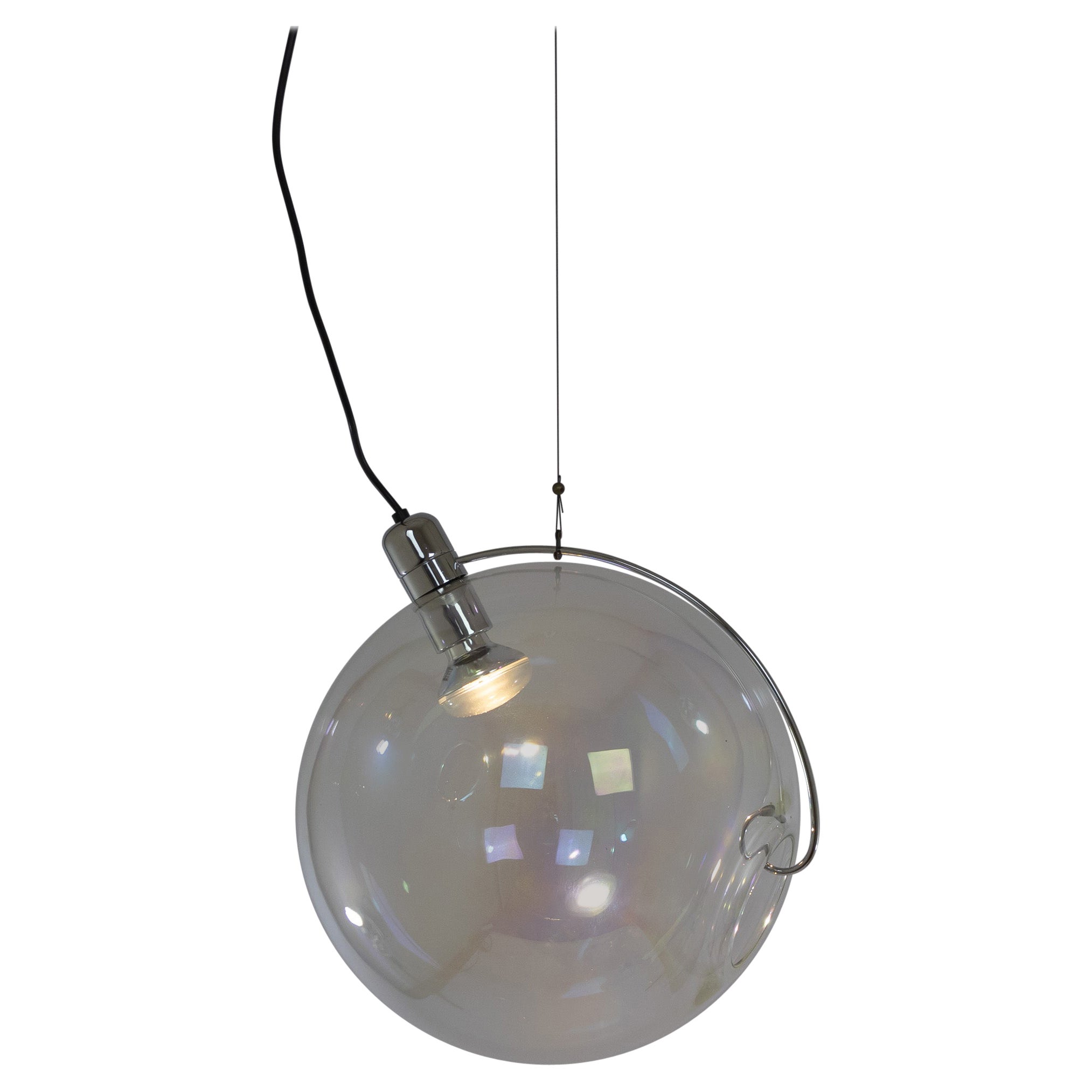 Sona Murano Glass Pendant by Carlo Nason for Lumenform, 1970s For Sale