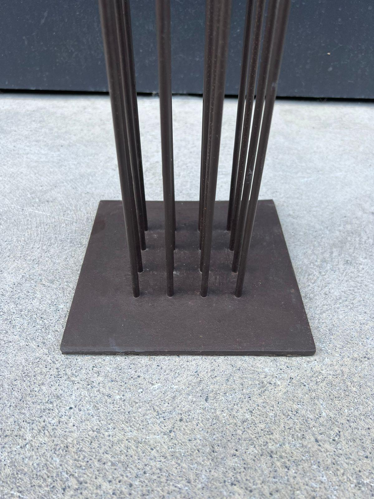Fin du 20e siècle Sculpture Sonambient en queue de chat à la manière d'Harry Bertoia en vente