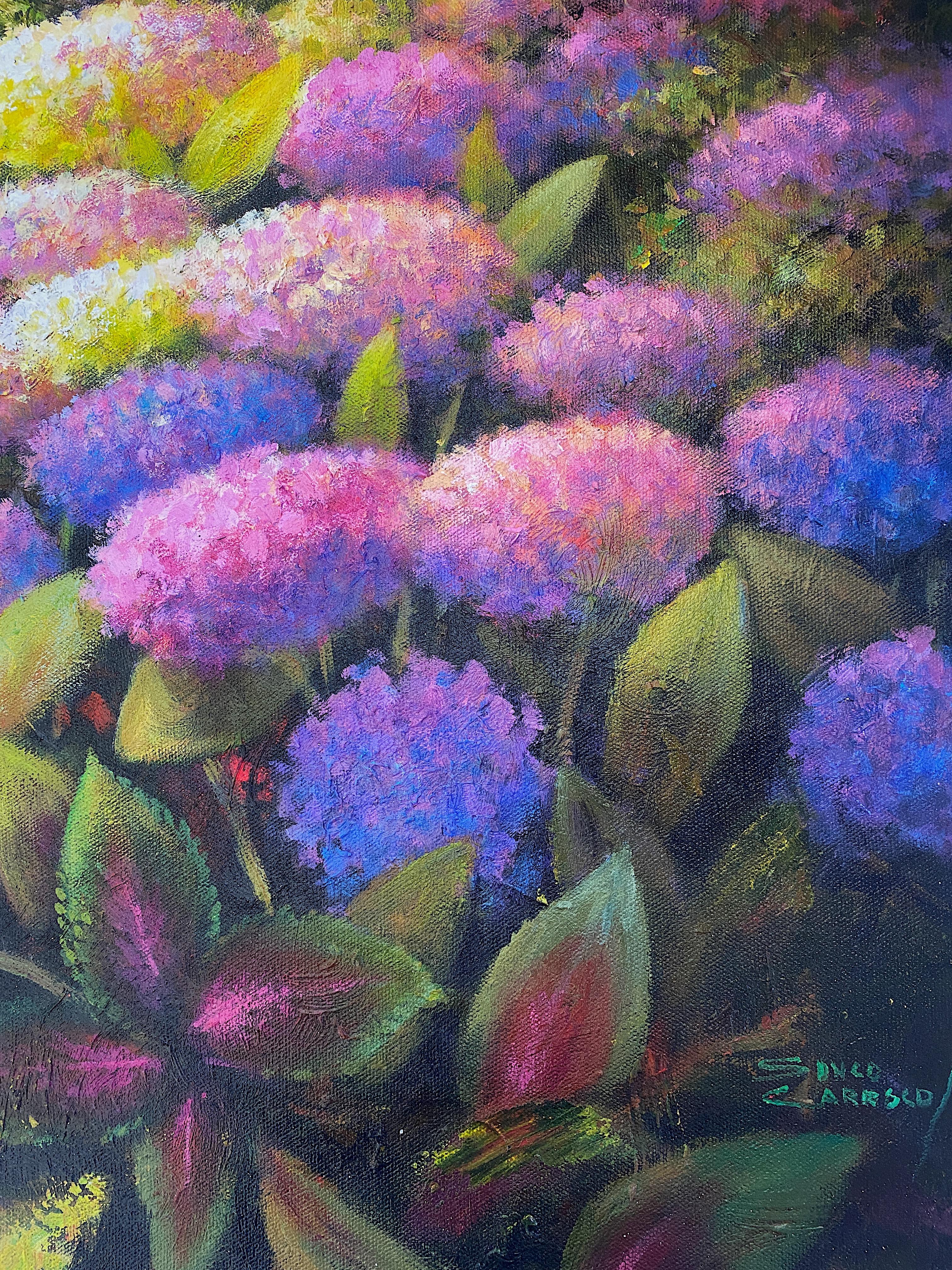 Blossom - Acrylic oil painting - Painting by Sonco Carrasco