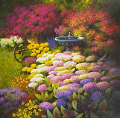 Blossom - Acrylic oil painting