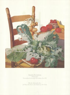 Vintage 1981 After Sondra Freckelton 'Cabbages and Tomatoes' Offset Lithograph