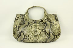 Sondra Roberts Snake Skin Srlm1 Green Satchel