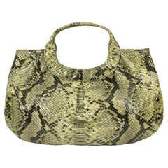 Sondra Roberts Tote Srlm1 Green Snakeskin Leather Satchel