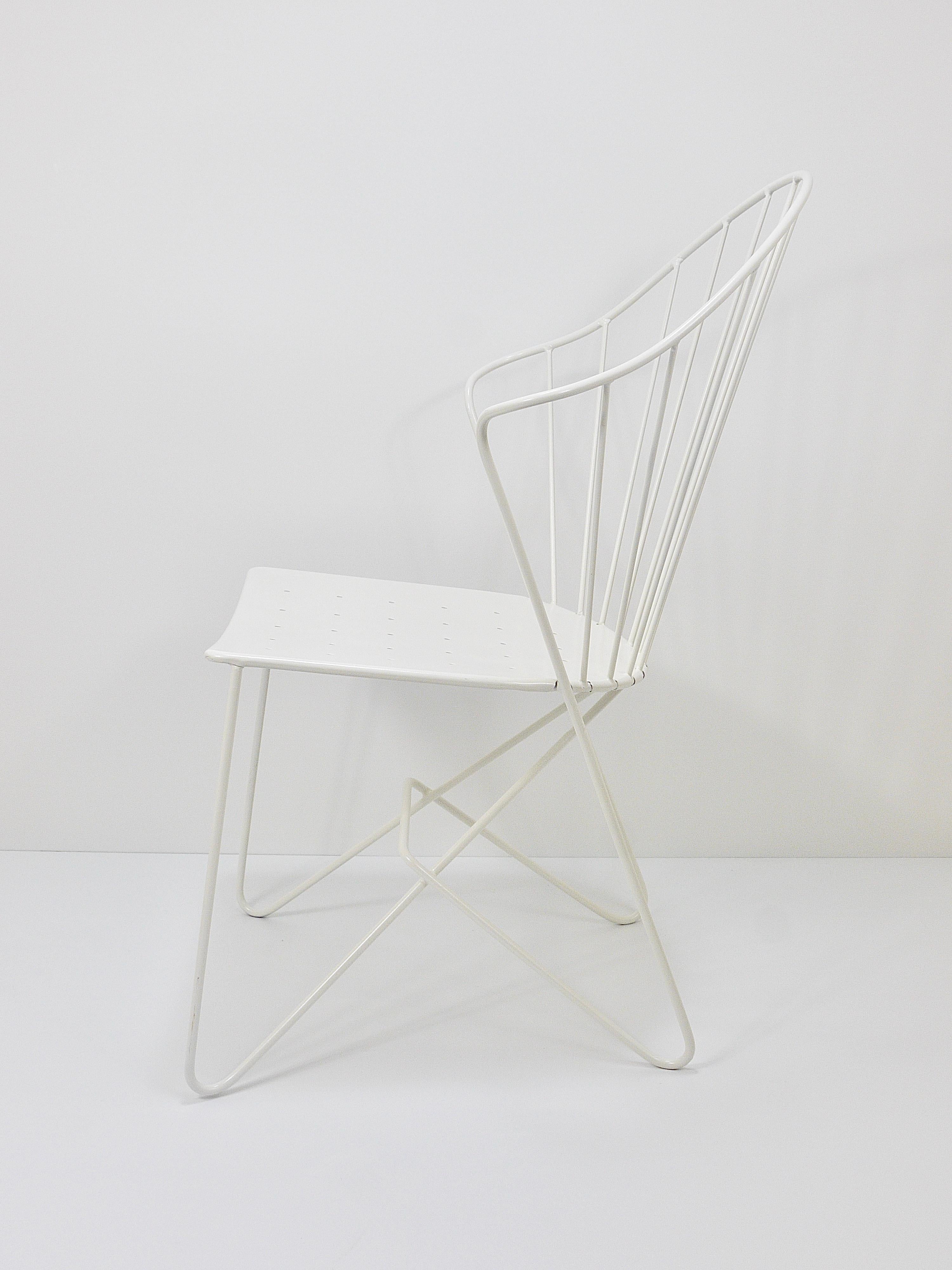Sonett Astoria Auersperg Midcentury Wire Chair, Karl Fostel, Austria, 1950s For Sale 3