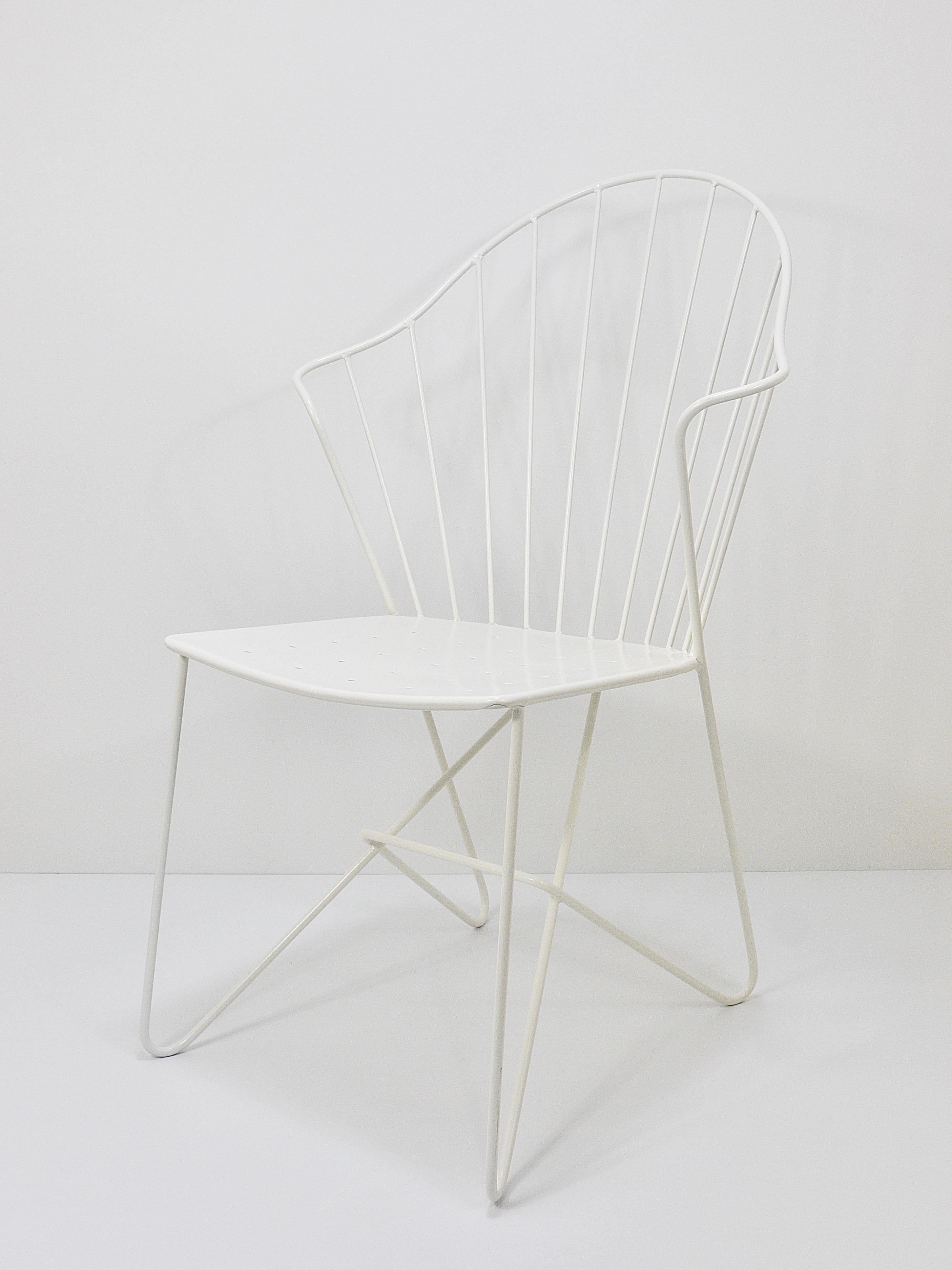 Sonett Astoria Auersperg Midcentury Wire Chair, Karl Fostel, Austria, 1950s For Sale 4