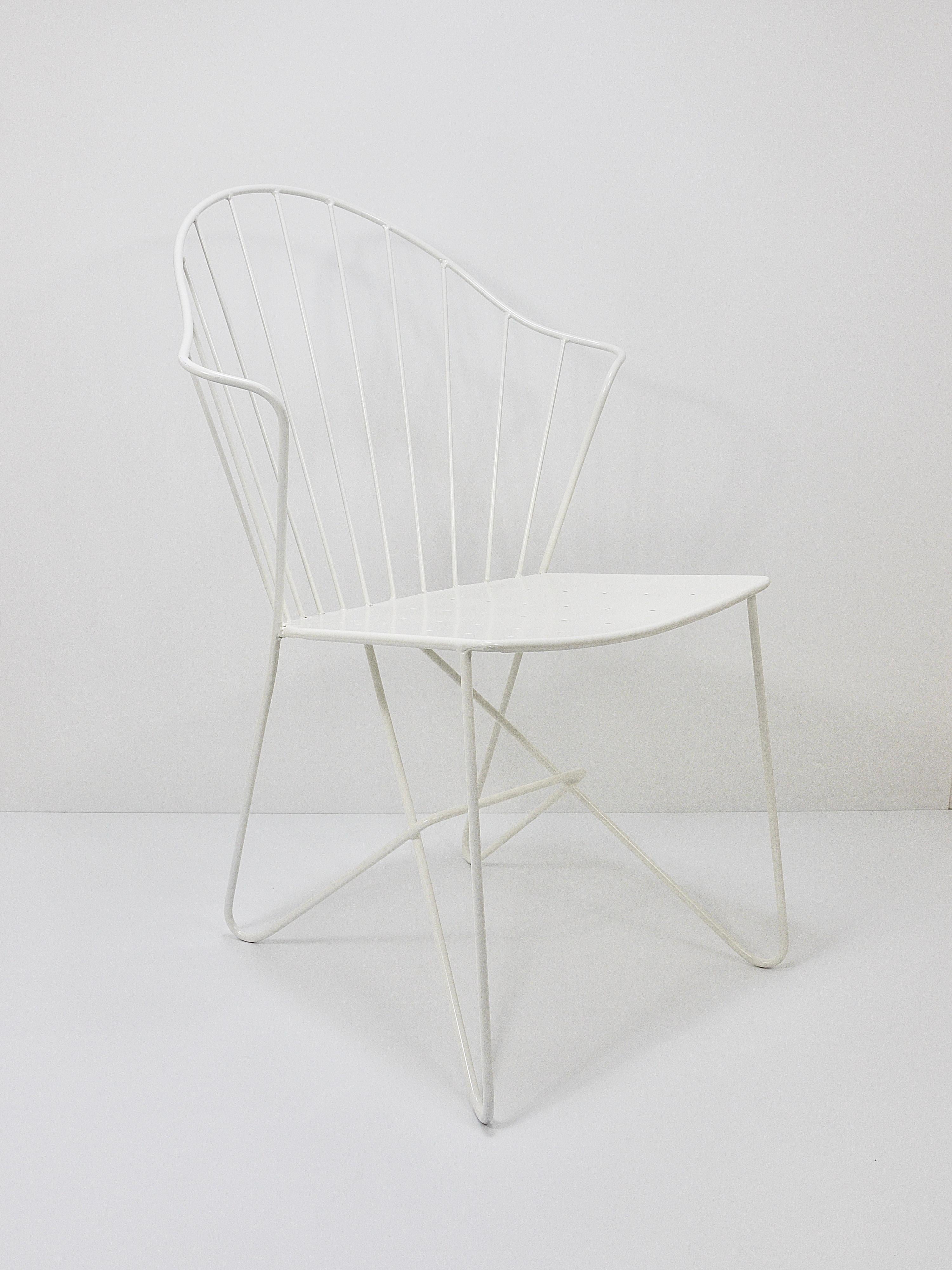 Sonett Astoria Auersperg Midcentury Wire Chair, Karl Fostel, Austria, 1950s For Sale 8