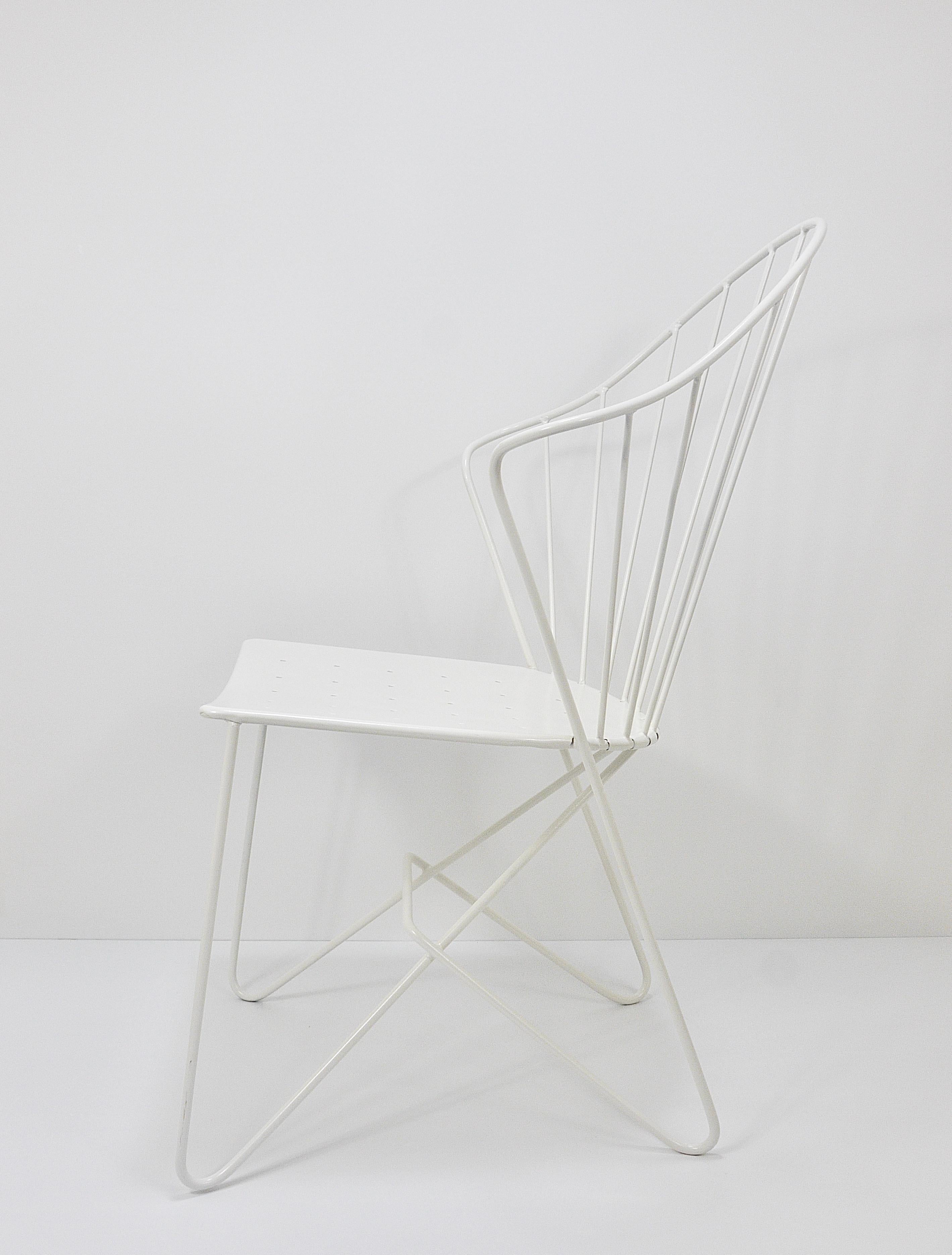 Sonett Astoria Auersperg Midcentury Wire Chair, Karl Fostel, Austria, 1950s For Sale 10