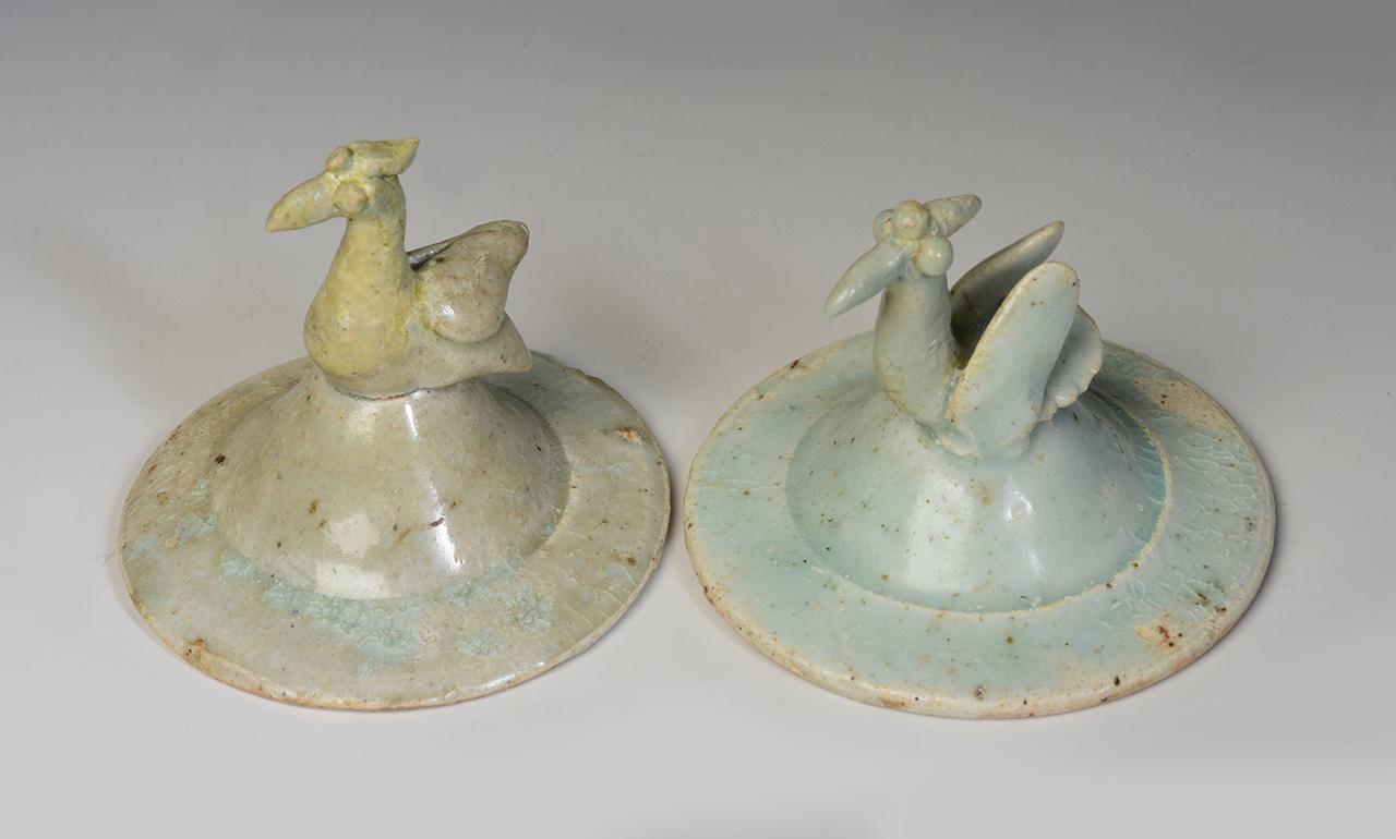 Song Dynasty, A Pair of Antique Chinese Porcelain Vases with Dragon and Gods For Sale 14