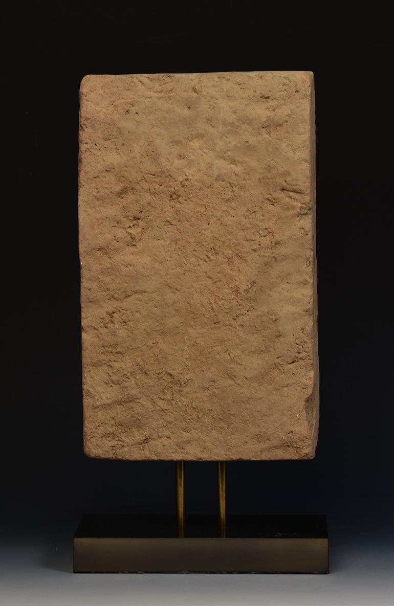Song Dynasty, Antique Chinese Pottery Brick Tile with Musician Flute Player im Angebot 2