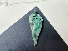 Song of Renewal Rare Natural Tricolor Jade Bird Pendant for Freedom & Joy