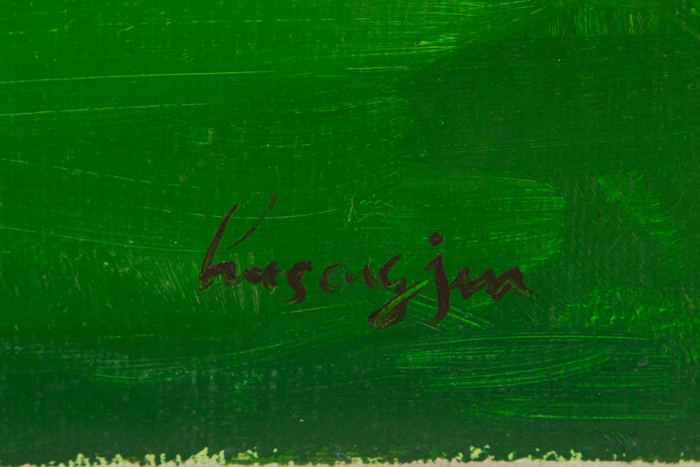 Songjun Hu Landschaft Original Öl auf Leinwand 