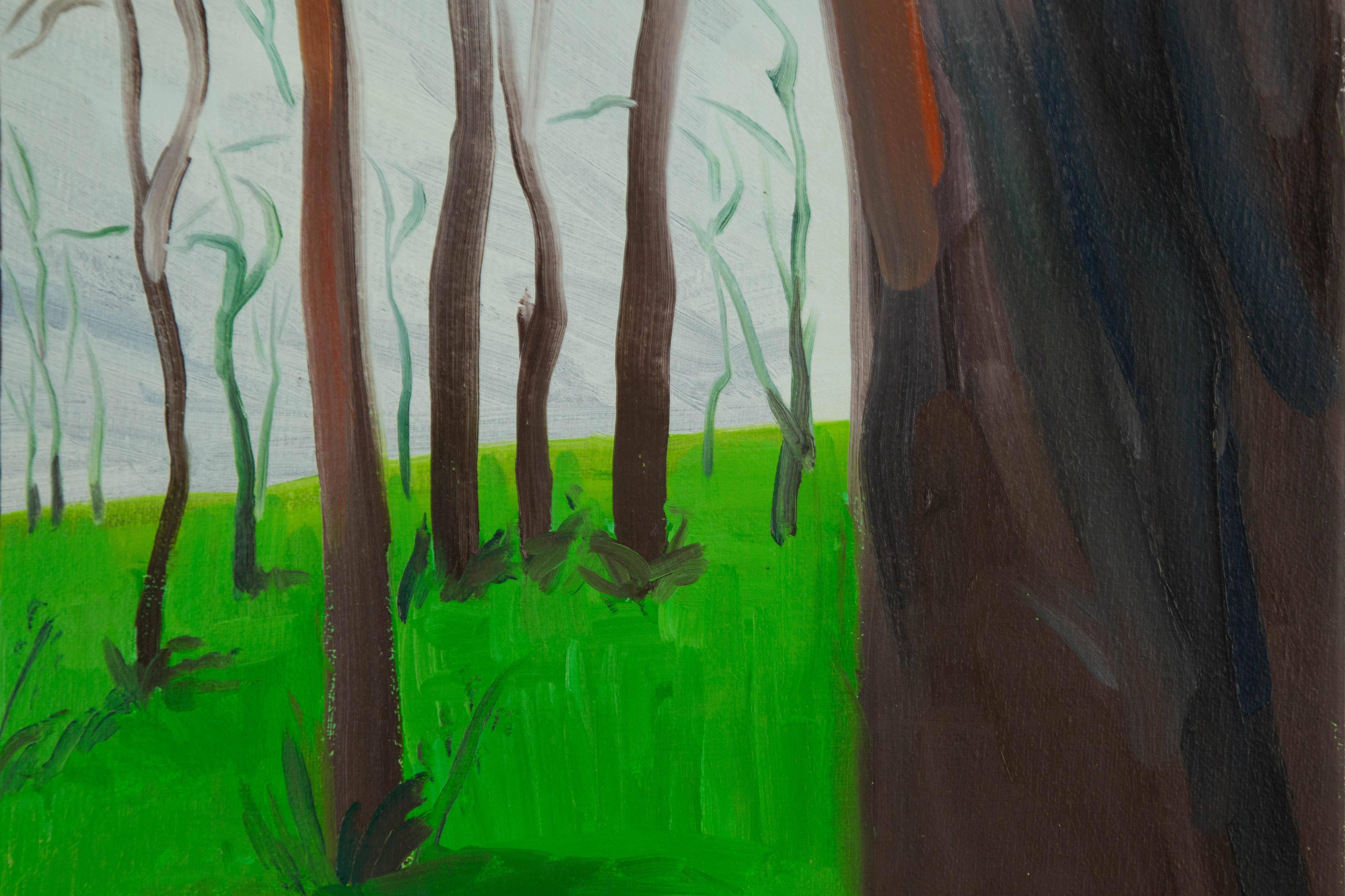 Songjun Hu Landschaft Original Öl auf Leinwand 