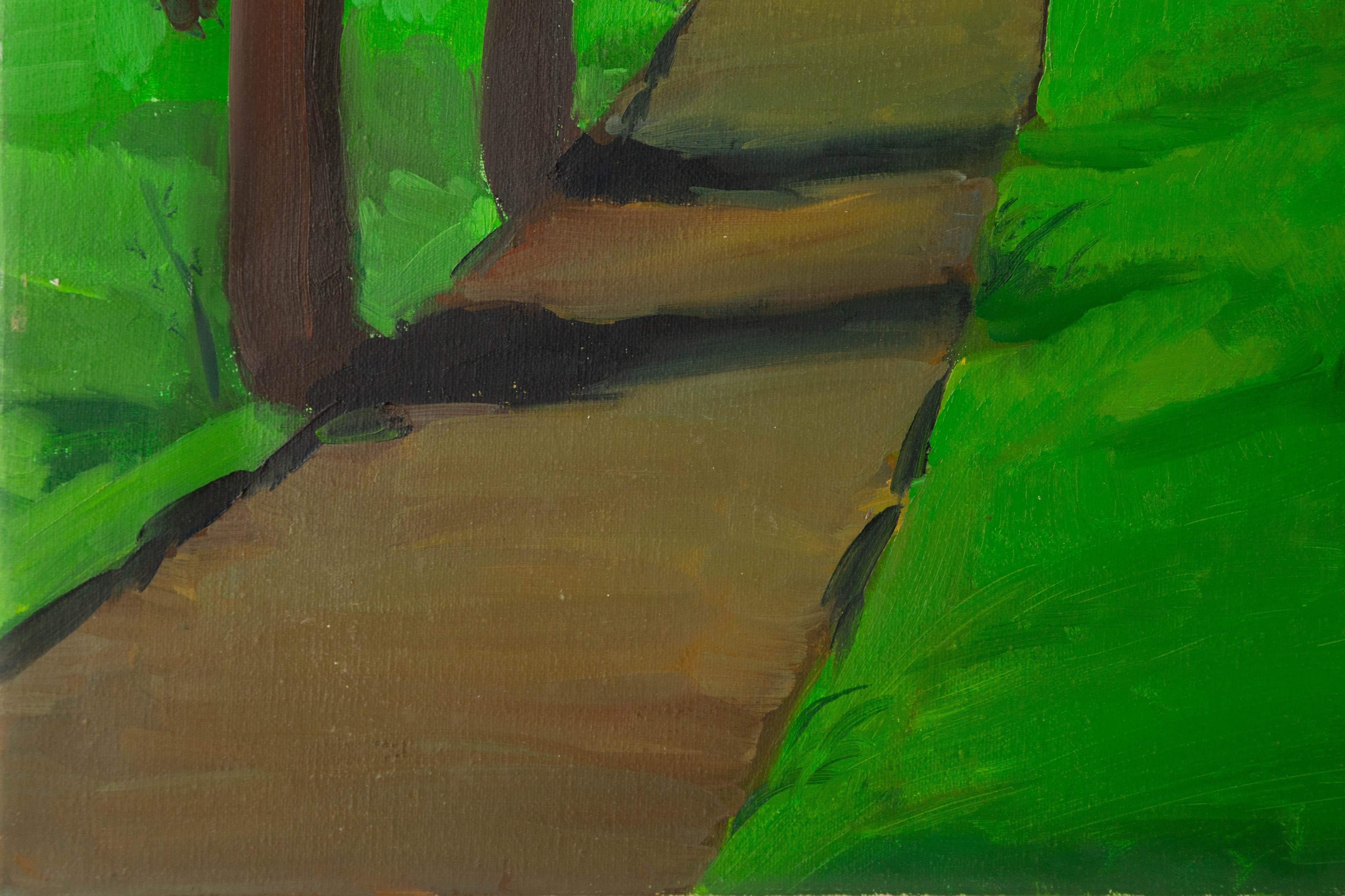 Songjun Hu Landschaft Original Öl auf Leinwand 