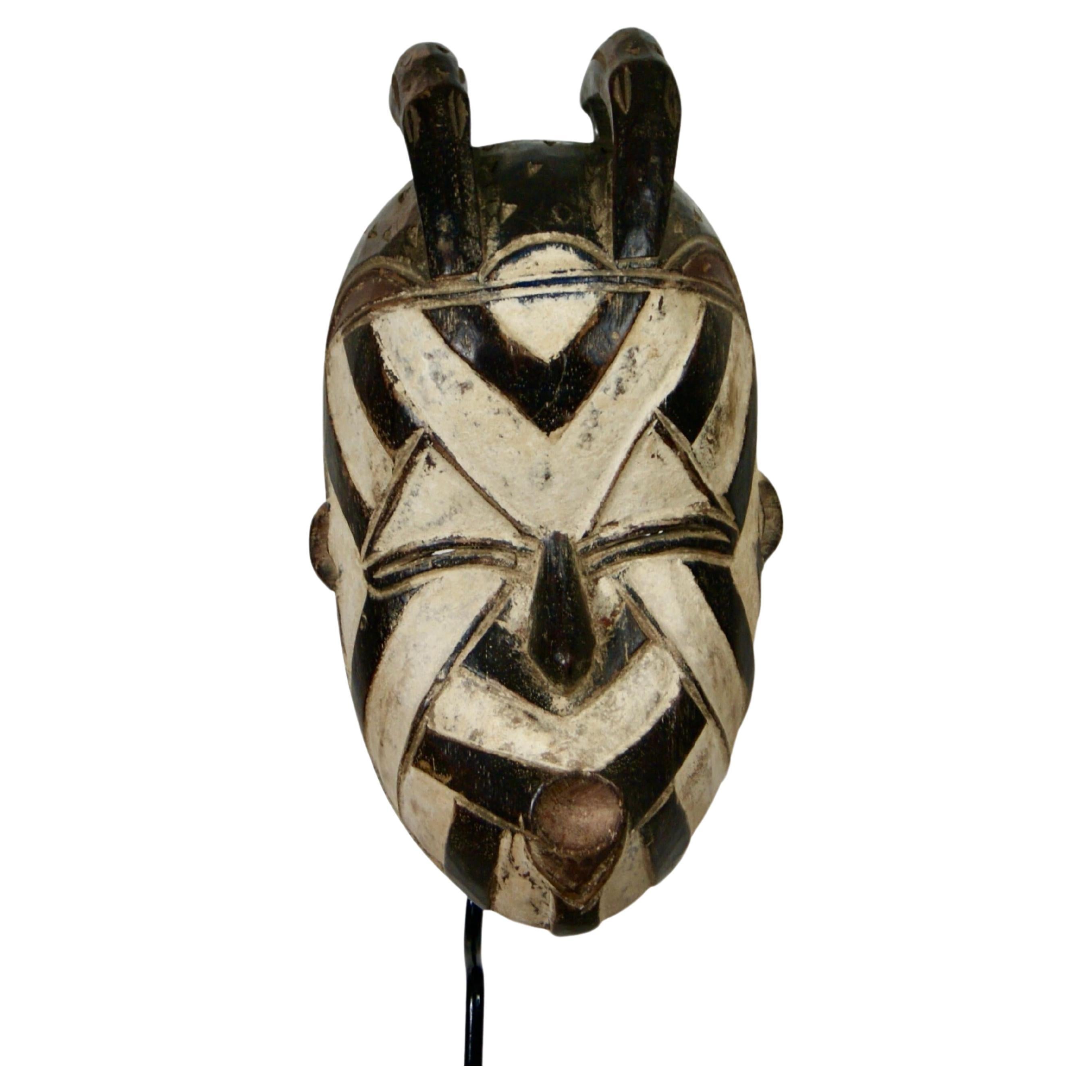 Songye Basangwe Maske DRC Wand Hängemaske Circa 1950er Jahre