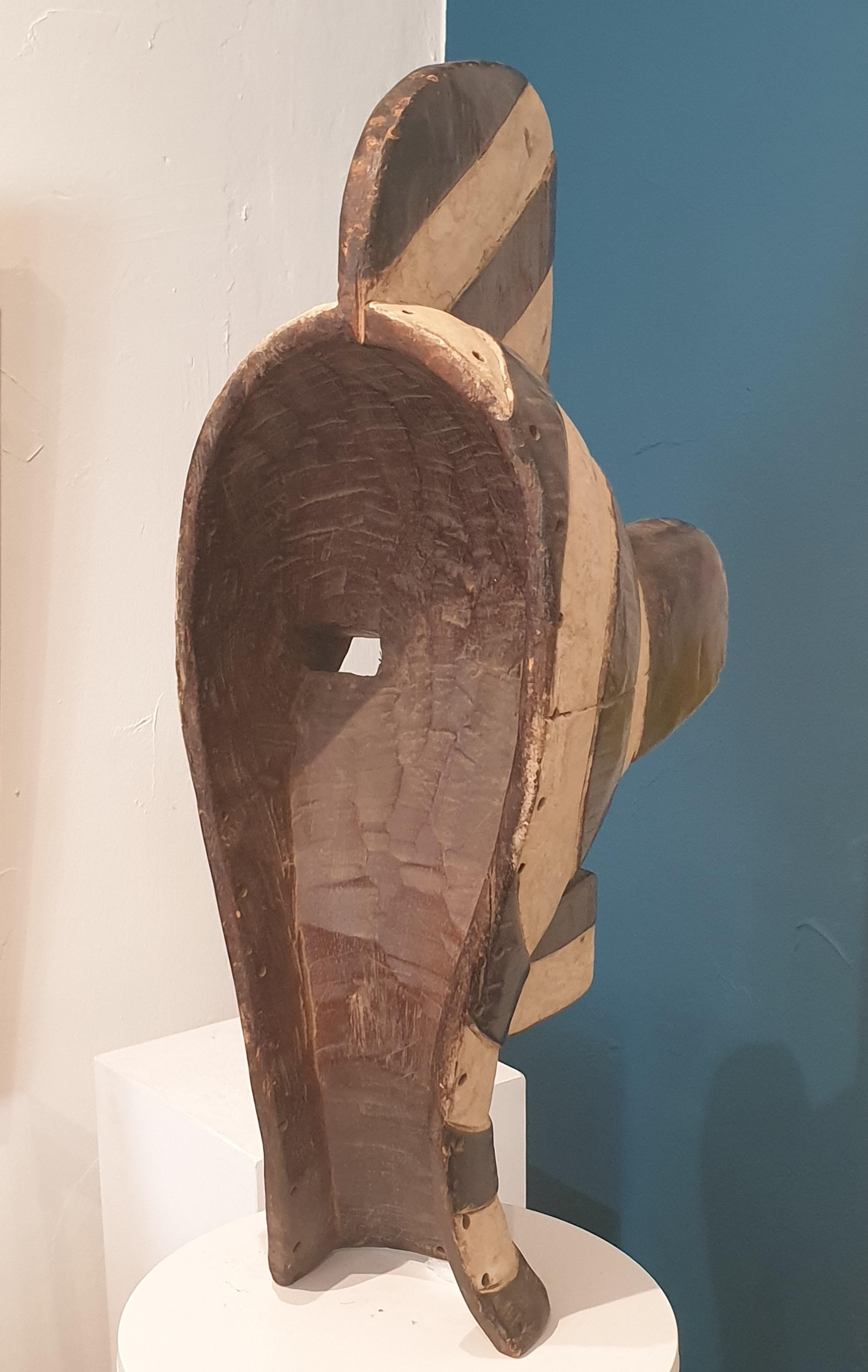 A large Scale Male Songye Kifwebe or Mask 13
