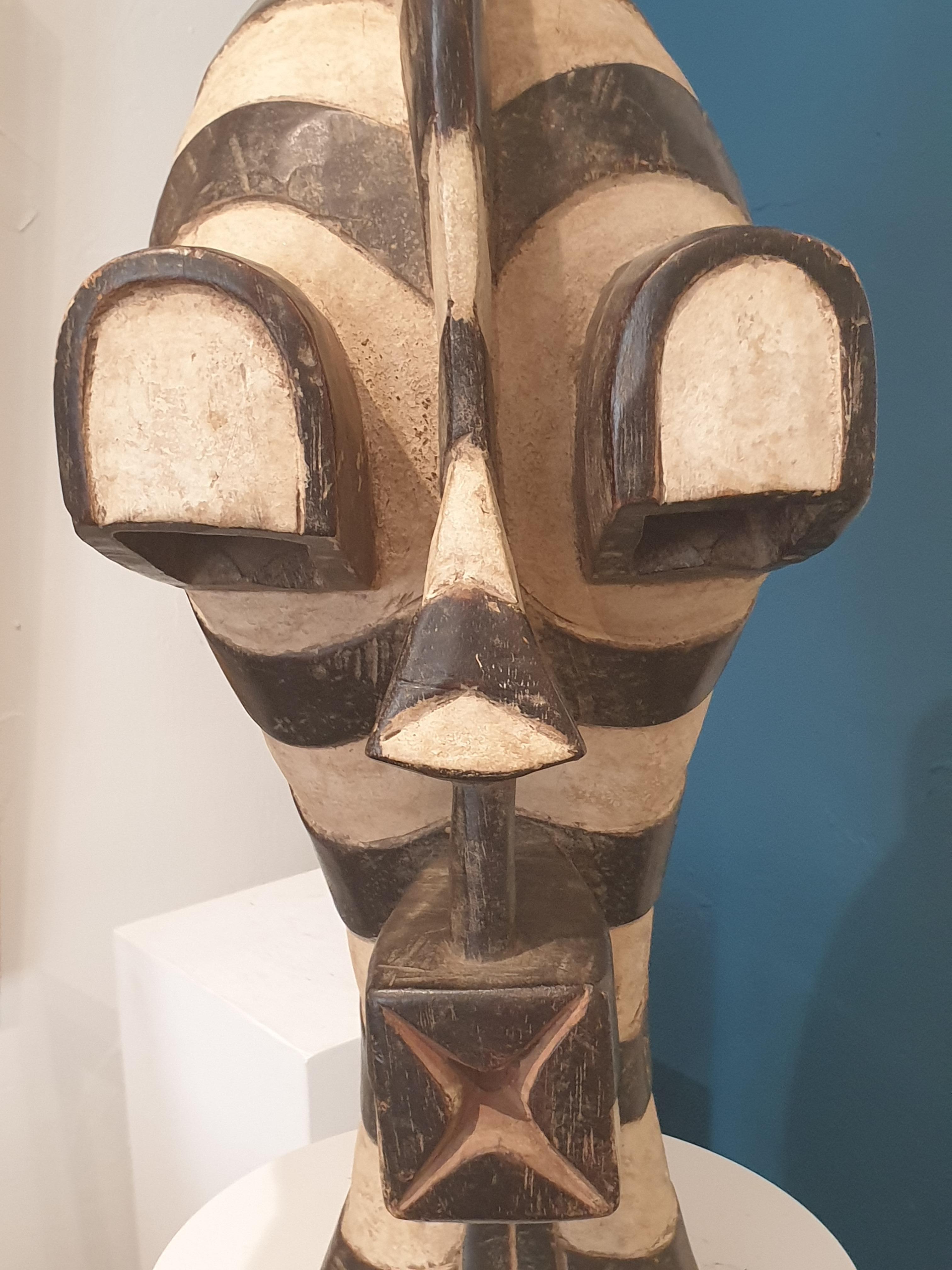 A large Scale Male Songye Kifwebe or Mask - Tribal Sculpture by Songye Kifwebe Craftsmen